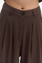 Pailey Backless Brown Vest Pants Set - 6
