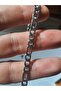 Stainless Steel Knitted Men's Chain Bracelet Silver Color - 4