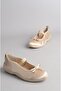 Select 0225 sports flat women's shoe gold - 6