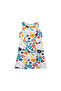 Nordic Jungle Girl Patterned Sleeveless Dress - 3