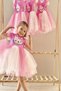 Princess Girl's Evening Dress-Party-Birthday Costume with Sequined Embroidered Tiered Tulle Puffy Skirt - 6