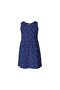 Light Navy Blue Little Stars Girls' Patterned Sleeveless Dress - 3