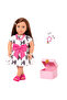 Doll With Bow Dress And Pup Gemma & Gigi BD31588Z