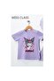 Girl's Kuromi Printed Hat and Short Bottom Suit 2-8 Years - 2
