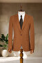 Camel Italian Style Slim Fit Men's Blazer Jacket - 2
