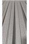Canada Tulle Vertical Striped Ecru Shiny Tulle Curtain 1/3 Dense Pleats Wrinkle-Free No Ironing Heavy Weight - 3