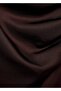 Asymmetrical Satin Dress with Side Slits - 5