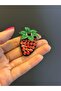 5X3 cm Beading Strawberry Embroidered Sewing Applique - 3