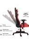 Trbo Adjustable Height and Back Ergonomic Soft Foam Gaming Chair Red Black - 4