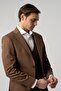Slim Fit Brown Suit Pants Vest Jacket 8012-439 - 2