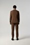 Slim Fit Brown Suit Pants Vest Jacket 8012-439 - 8