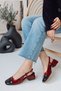 Balance Mascaret Detailed Open Back Square Toe Helmet Women's Mary Jane Short Block Heeled Shoes - 5