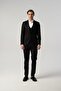 Slim Fit Black Suit Pants Vest Jacket 8012-442 - 2