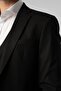 Slim Fit Black Suit Pants Vest Jacket 8012-442 - 3
