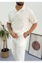 Men's Lycra Twill Ottoman Fabric Polo Collar Tshirt-Pants Set of 2 - 3