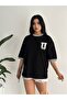 Usa Embroidered Oversize Unisex T-Shirt - 3