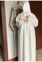 Dowry Hand Embroidered Prayer Dress Suit - 5