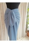 Medina Silk Pareo - See through Beach Dress - Soft Flowy Fabric - 5