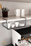 In-Cabinet Organizer Kangaroo Shelf Hangable Shelf Cup Holder Plate Rack Organizer