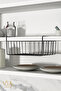 In-Cabinet Organizer Kangaroo Shelf Hangable Shelf Cup Holder Plate Rack Organizer - 5