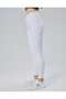 Beautiful White Laser Detailed High Waist Skinny Jeans - 3