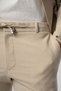 Comfortable Fit Trousers Lace-Up Beige Striped Seersucker Sports Set - 3