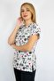 Unisex White Panda Patterned Doctor Nurse Hospital Surgical Scrubs Top Jersey - 2