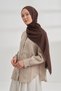 Rustic Cotton Shawl Bitter Brown Color (Thin Comfortable Comfortable Do Not Want to Iron)