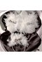 Bride White Furry Bridal Slippers and Crown, Furry Maternity Slippers and Crown - 3