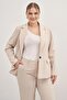 Lined Single Button Blazer - 2