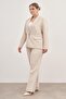 Lined Single Button Blazer - 6