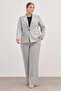 Lined Single Button Blazer - 3