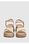 Women's Nude Heeled Sandals - 3