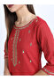 Women Cotton Striped Kurta with Trousers - 4
