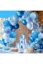 65 Pieces Blue Balloon Set Blue Balloons, for Birthday, Baby Shower, Blue Themed Decorations - 3