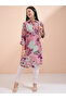Women Purple Floral Printed Viscose Kurta