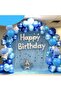 65 Pieces Blue Balloon Set Blue Balloons, for Birthday, Baby Shower, Blue Themed Decorations - 5