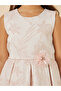 Jacquard Round Neck Sleeveless Dress - 4
