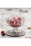 Set of 6 Glass Footed Turkish Delight Serving Bowls Candy Dessert Magnolia Glass Snack and Ice Cream Bowls 105 ml - 4