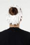 Velvet and Arabian Hair Bun Hairpin Set of 2 White Plump Elastic Hijab Women's Hairpin 2 Pieces - 3