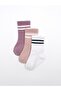 3 Pack Cotton Baby Socks / Striped Children's Socks - 3
