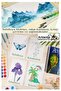 Watercolor Block with Wire A3 210Gr 20 Sheets Fine Textured Sketchbook Water Color Paper Drawing Gouache Paint g - 3