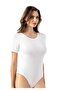 Women's 3-Piece Short Sleeve Snap Cotton Bodysuit - 8