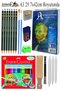Watercolor Block Paper with Wire A3 210Gr 20 Sheets Textured Shading Sanding 24 Colors Aquarell Kuruboy