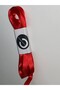 Red Shiny Satin Ribbon Gift Ornament Ribbon Dowry Bundle New Year 1 cm 10 Meters - 2