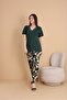 2-Piece Combination V-Neck Lace Detailed Bamboo Pajama Set - 5