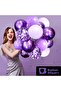 Confetti Balloons Pack of 40 Birthday Decorations Premium Latex Balloons - 4