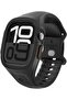 Liquid Air Pro for Apple Watch Series 10 (46mm) Case with Band Strap - Matte Black