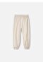 Girl's Loose Jogger Trousers Cream 3556 - 4