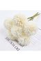 Artificial Flower Ball Chrysanthemum 7 Mini Snowball Bunch 30 cm White - 2